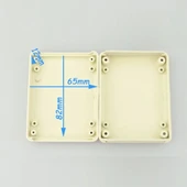 AK-S-56 Plastik Kutu Beyaz Elektronik Devre Kutusu thumbnail 2