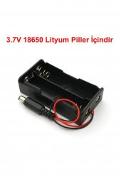 18650 Pil Yuvası 2li Adaptör Soketli thumbnail 1