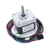 17HS4401 Nema 17 Step Motor 0.42N.m D Mil 2 Faz 1.5A 1.8 Derece 200 Adım 3D Yazıcı Printer thumbnail 3