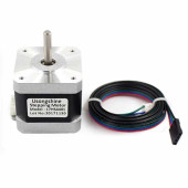 17HS4401 Nema 17 Step Motor 0.42N.m D Mil 2 Faz 1.5A 1.8 Derece 200 Adım 3D Yazıcı Printer thumbnail 5