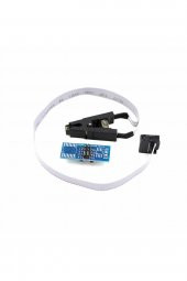 SOIC8 SOP8 to DIP8 Test Klips  Eprom Flash Bios Programlama Mandalı SPI IIC thumbnail 8
