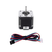 Nema 17 Step Motor 1.5A 0.4Nm D Mil 2 Faz 1.5A 1.8 Derece 200 Adım 3D Yazıcı Printer thumbnail 3