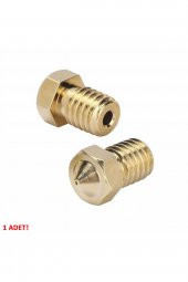 0.2mm x 1.75mm M6 Prinç Nozzle 3D Yazıcı Printer  1.75mm Filament Uyum MK8 CR-10 CR-10S Ender thumbnail 2