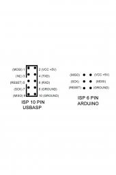 USBasp V2.0 USBISP Atmel Mcu Programlayıcı Avr Arduino ATMEGA ATTINY Avrdude thumbnail 8