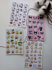 Sanrio Hello Kitty 88 adet Etiket Sticker Set thumbnail 1