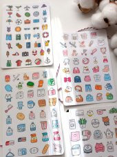 Mini Boy Ajanda Planner Etiket Sticker Set thumbnail 1