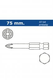 Proscr Scr03075 - Ph2-75mm Yıldız Bits Uç thumbnail 1