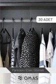 Plastik Elbise Askısı,30 Adet thumbnail 4