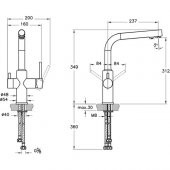 Artema Split A42144 Dual-Flow Arıtmalı Mutfak Bataryası thumbnail 2