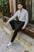 Düz Paça  Erkek Şalvar Pantolon thumbnail 3