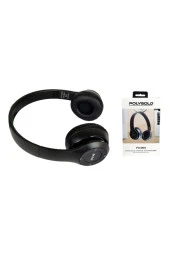 stpeshopping Polygold Bluetooth P47 Kulaklık Siyah thumbnail 2