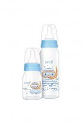Bebsi Mavi Cam Biberon Seti ( 250ml + 125 ml) thumbnail 1