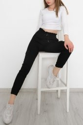 Beli Lastikli Kargo Pantolon Siyah - 8984.160. thumbnail 6