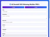AI Destekli SEO Metatag Builder PRO+ thumbnail 1