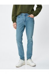 Erkek Açık İndigo Jeans thumbnail 3