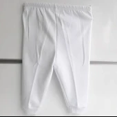Sade Beyaz Tek Alt Bebek Penye Pantolon thumbnail 12