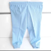 Sade Mavi Tek Alt Bebek Penye Pantolon thumbnail 11