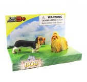 Dakhund ve YorkshireTerrier Model Hayvan Köpek thumbnail 1