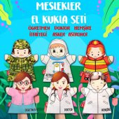6 Parça  Meslekler El Kukla Set thumbnail 1