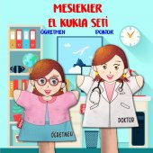 2 Parça  Meslekler El Kukla Set thumbnail 1