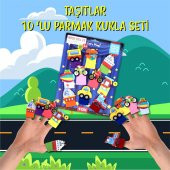 Taşıtlar 10 Parça Parmak Kukla T181 thumbnail 2