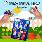 Sebzeler 10 Parça Parmak Kukla T104 thumbnail 2