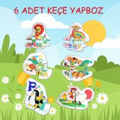 Hayvanlar 2+ Keçe Yapboz - Puzzle T003 thumbnail 2
