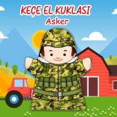 Asker Meslekler Keçe El Kukla T331 thumbnail 2