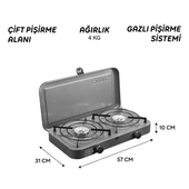 Cadac 2-Cook 2 Classic Stove Mangal thumbnail 7