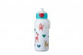 Mepal Drinking Bottle Pop Up Campus İçecek Şişesi 400 Ml - Animal Friends thumbnail 1