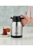 2 Litre Çift Kat Paslanmaz Çelik Termos Ckr2005 ( Piknik Kamp Outdoor Ofis Otel Kafe Okul ) thumbnail 2