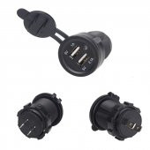 Universal çift usb'li soket 12-24V / ICCA102 thumbnail 1