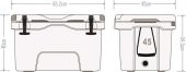 IcePeak Aden Plus Buzluk 45 Litre thumbnail 3