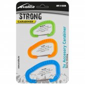 Evolite Strong 3lü Karabina Seti - Mavi/Turuncu/Yeşil thumbnail 8