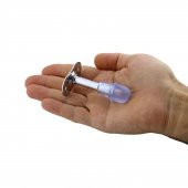 Kapı Stoperi Tamponu Krom 8 cm Metal Kapı Durdurucu Tutucu Kapı Stopu Silikonlu thumbnail 3
