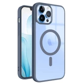 iPhone 13 Pro Max Magsafe Özellikli Renkli Clear Case Kapak thumbnail 2