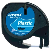 DYMO LETRATAG PLASTIK SERIT ETIKET MAVI (91205) thumbnail 2