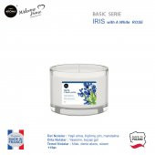Aroma Basic Line Kokulu Mum Iris with a white rose  115gr. thumbnail 2