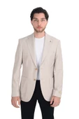 Cengiz İnler Kırçıllı Slim Fit Erkek Ceket thumbnail 8