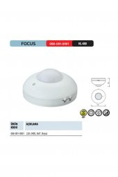Horoz Elektric Focus Sıva Üstü 360 Radar Sensör thumbnail 2