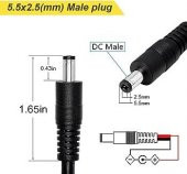 Notebook adaptör Dc Kablo, 5.5x2.5mm thumbnail 2