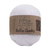 Fibra Natura Raffia Chunky 114-01 Beyaz thumbnail 1