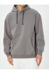 Gri Erkek Sweatshirt thumbnail 5