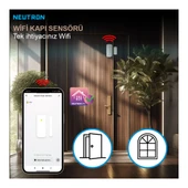 NEUTRON NTL-MC-02WBM WİFİ KAPI/PENCERE SENSÖRÜ thumbnail 1