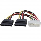 Molex to 2x SATA Power Kablo thumbnail 2