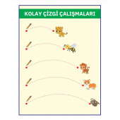 Kolay Çizgi Çalışmaları YAZ SİL Kitabı thumbnail 3