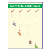 Kolay Çizgi Çalışmaları YAZ SİL Kitabı thumbnail 4