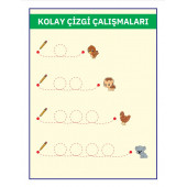 Kolay Çizgi Çalışmaları YAZ SİL Kitabı thumbnail 5