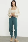 Jogger Triko Pantolon - Yeşil thumbnail 1