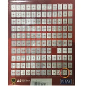KRAF CD ETIKET 3117 117MM CAP BEYAZ 100 LU thumbnail 2
